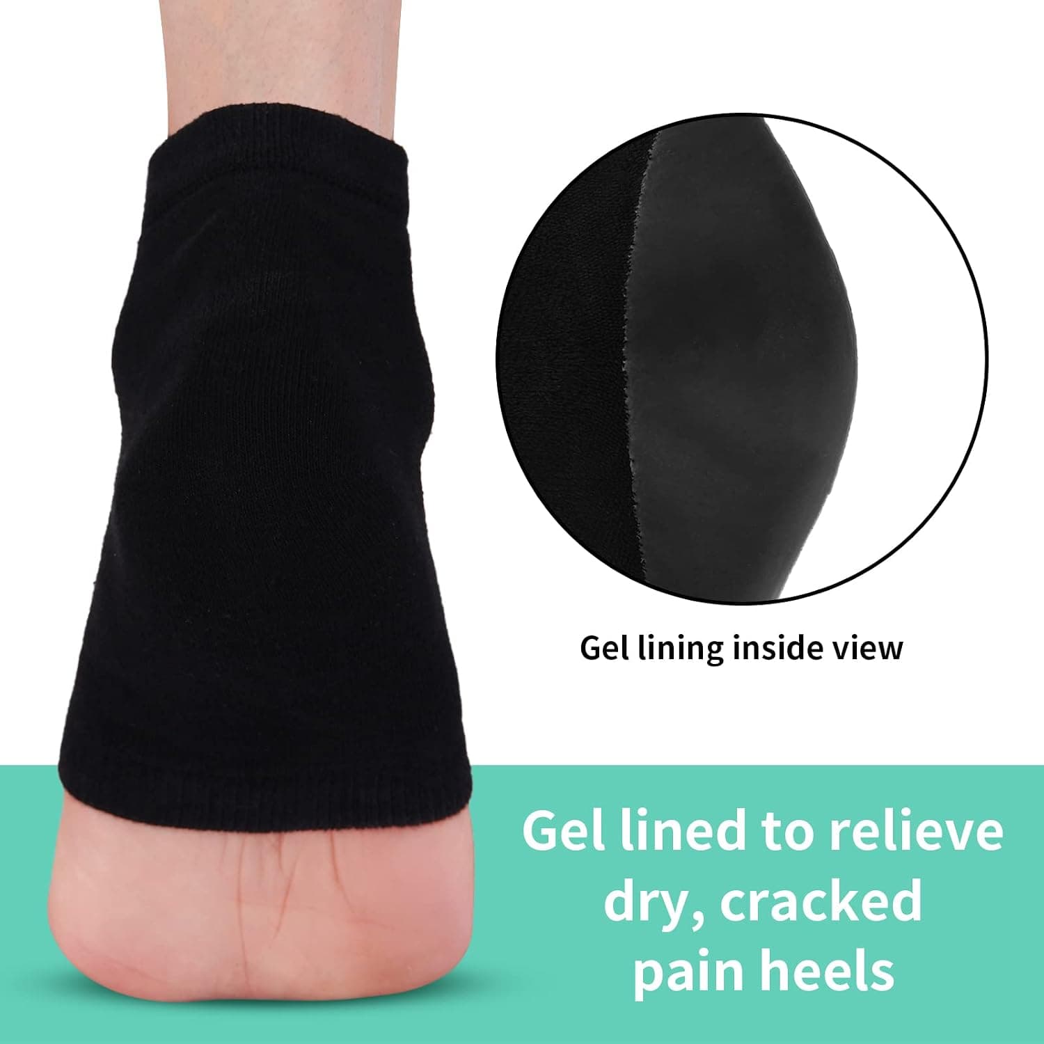 Calcetines Hidratantes para Talones Agrietados - 3