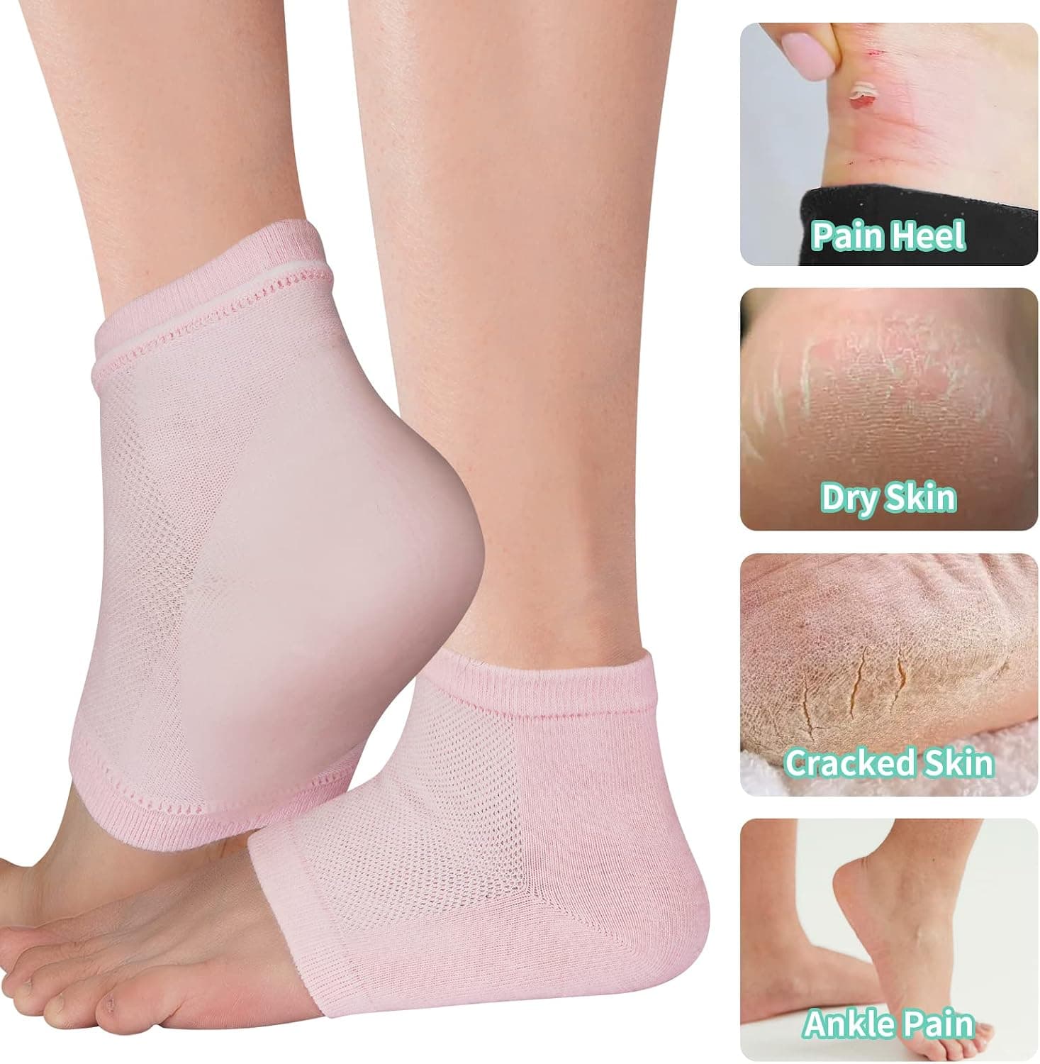 Calcetines Hidratantes para Talones Agrietados - 5